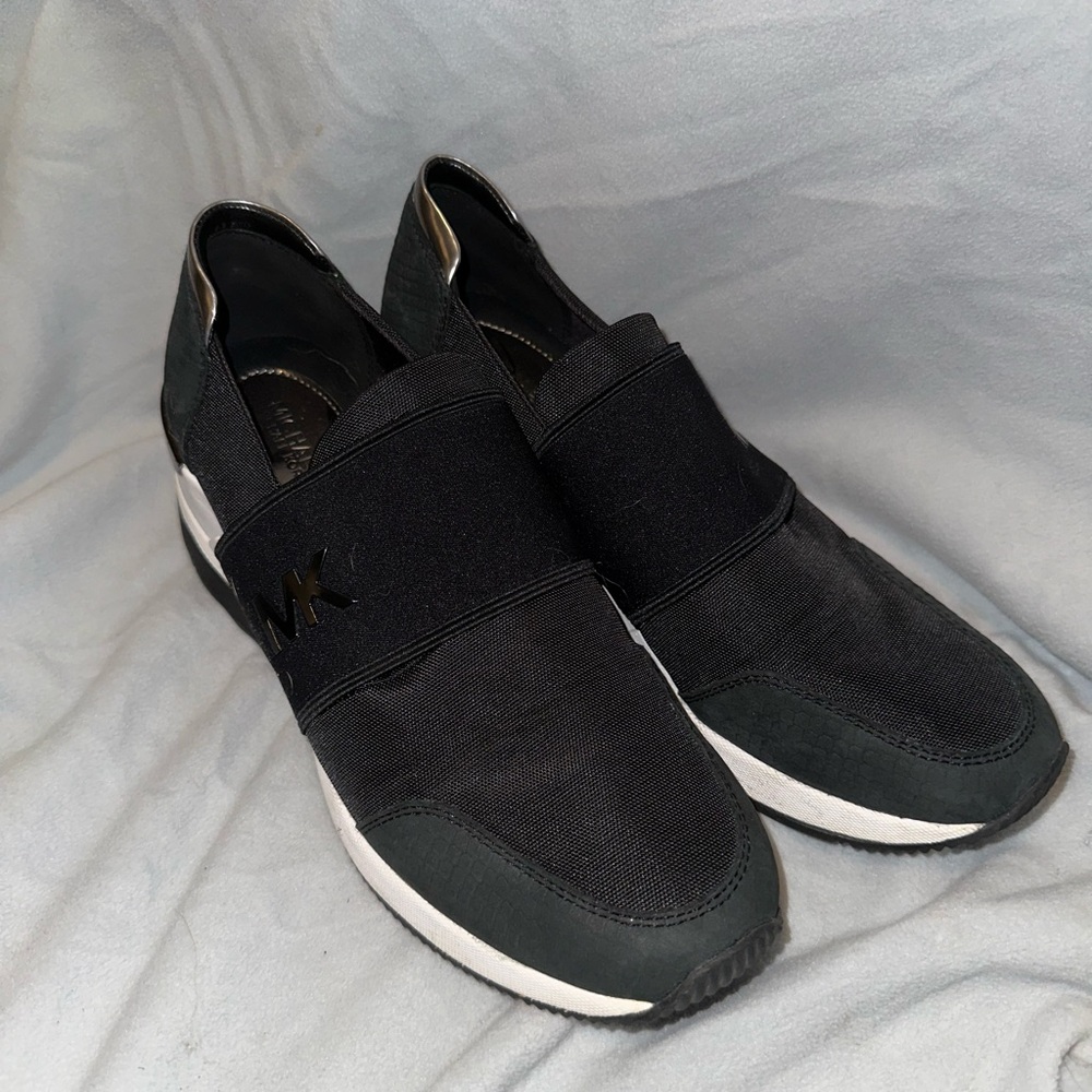 Michael Kors Black Slip-On Sneakers